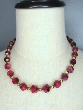 Tiger's Eye and 14kgf necklace